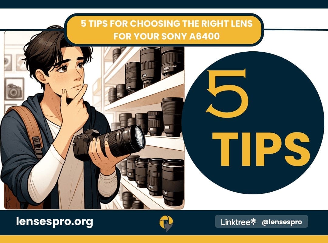 5 Tips for Choosing the Right Lens for Your Sony a6400