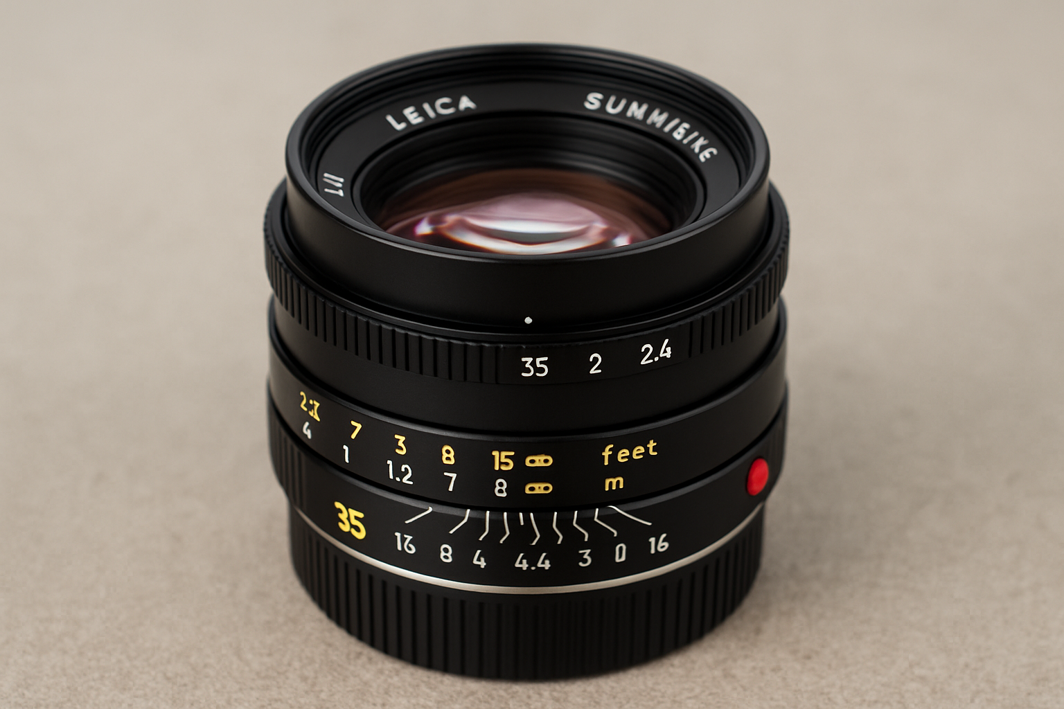 Camera lenses Modern affordable recreation of a classic Leica 35mm f1 4 lens for rangefinder photographers