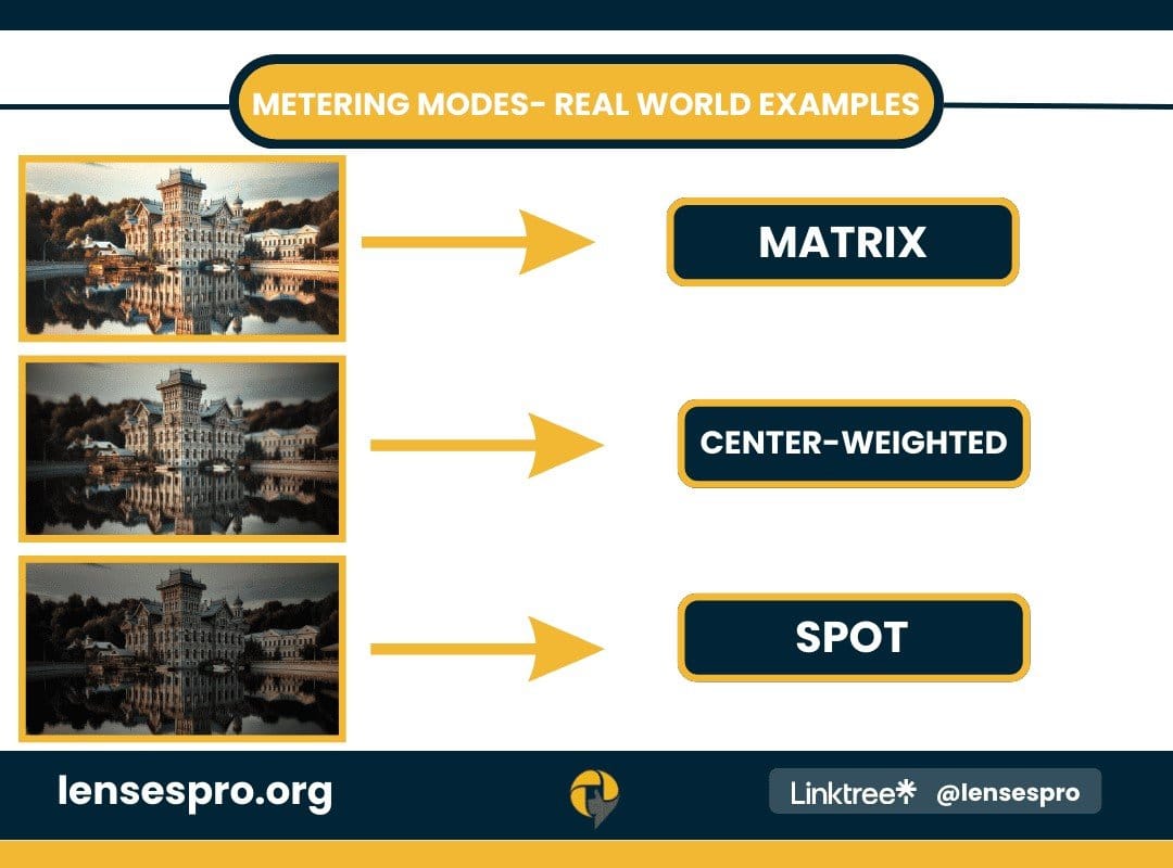 Camera Metering Modes Real World Examples