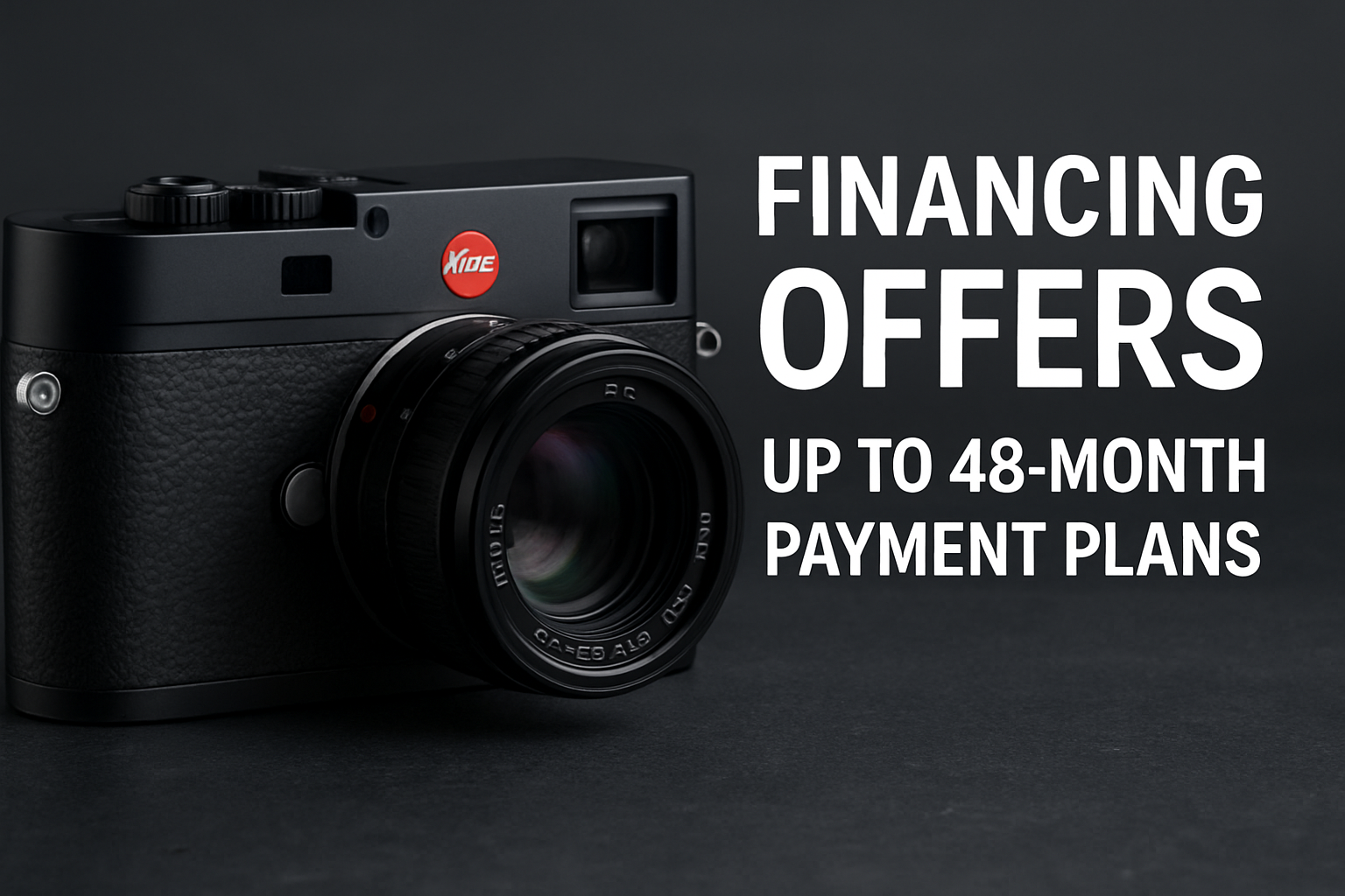 Leica camera financing offers up to 48 month payment plans