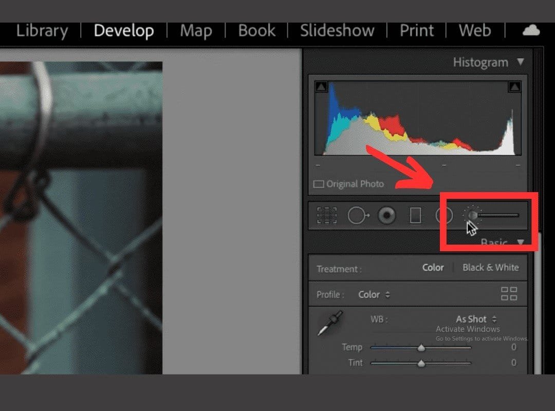 Select the Adjustment Brush