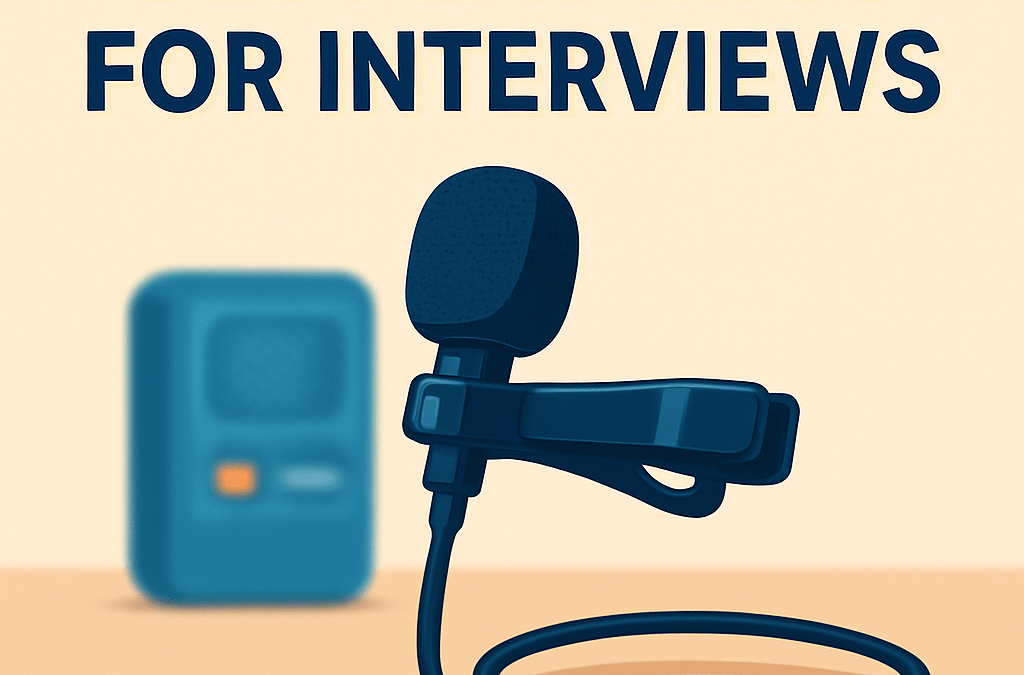 5 Best Lav Mics for Interviews (in 2026)