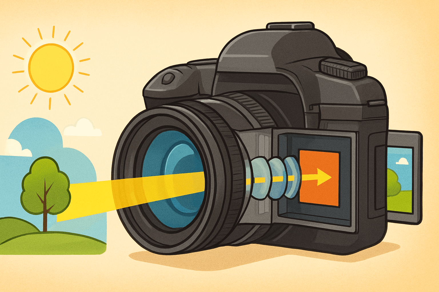 how do cameras capture images