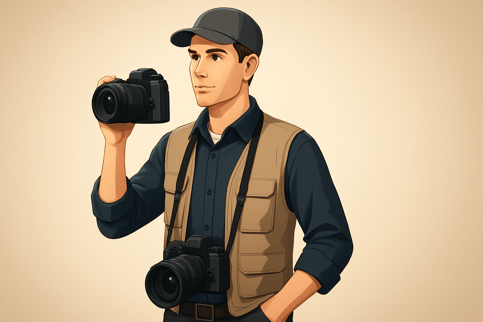 how does a photographer dress