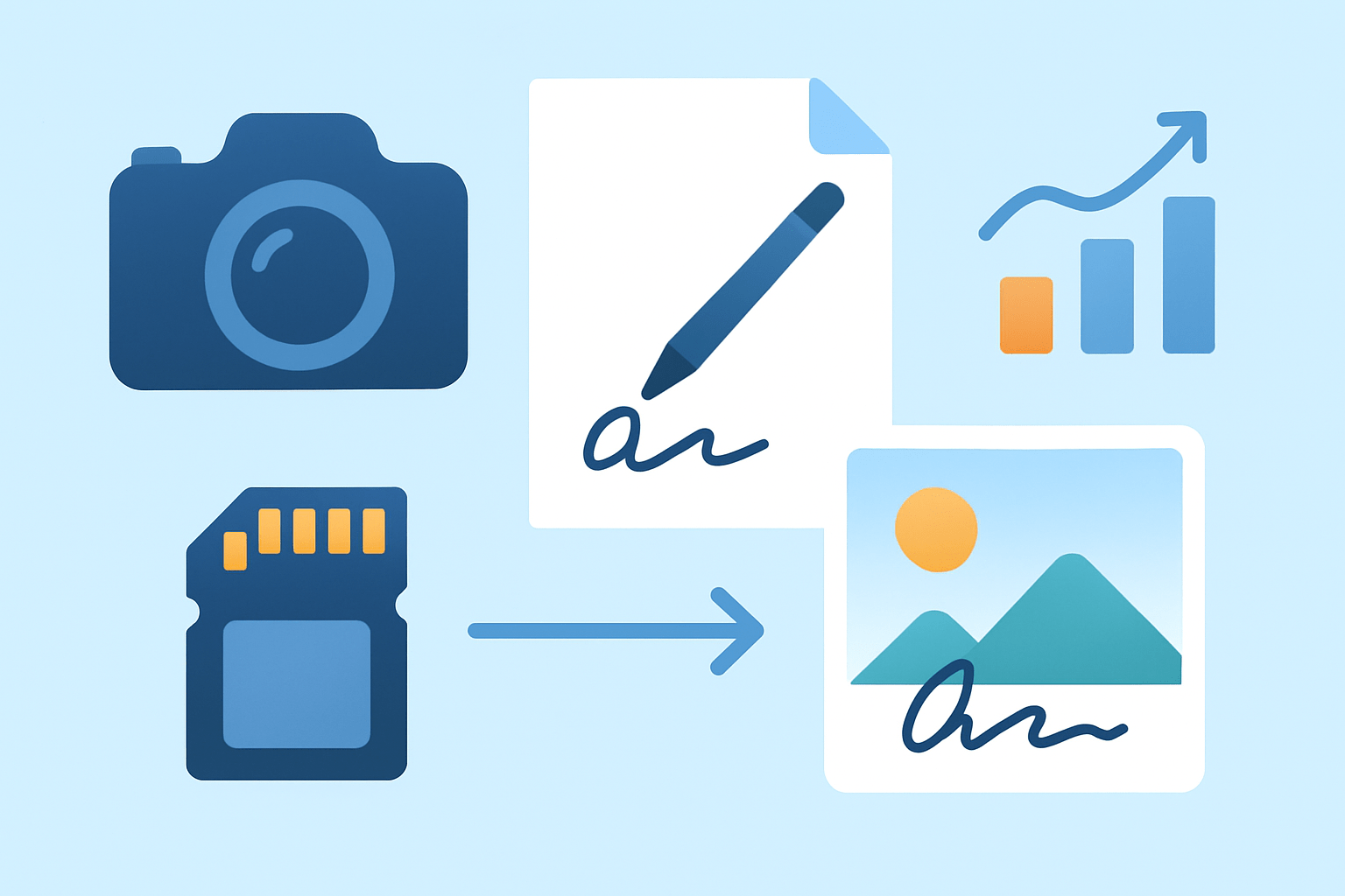 how to add signature to photos