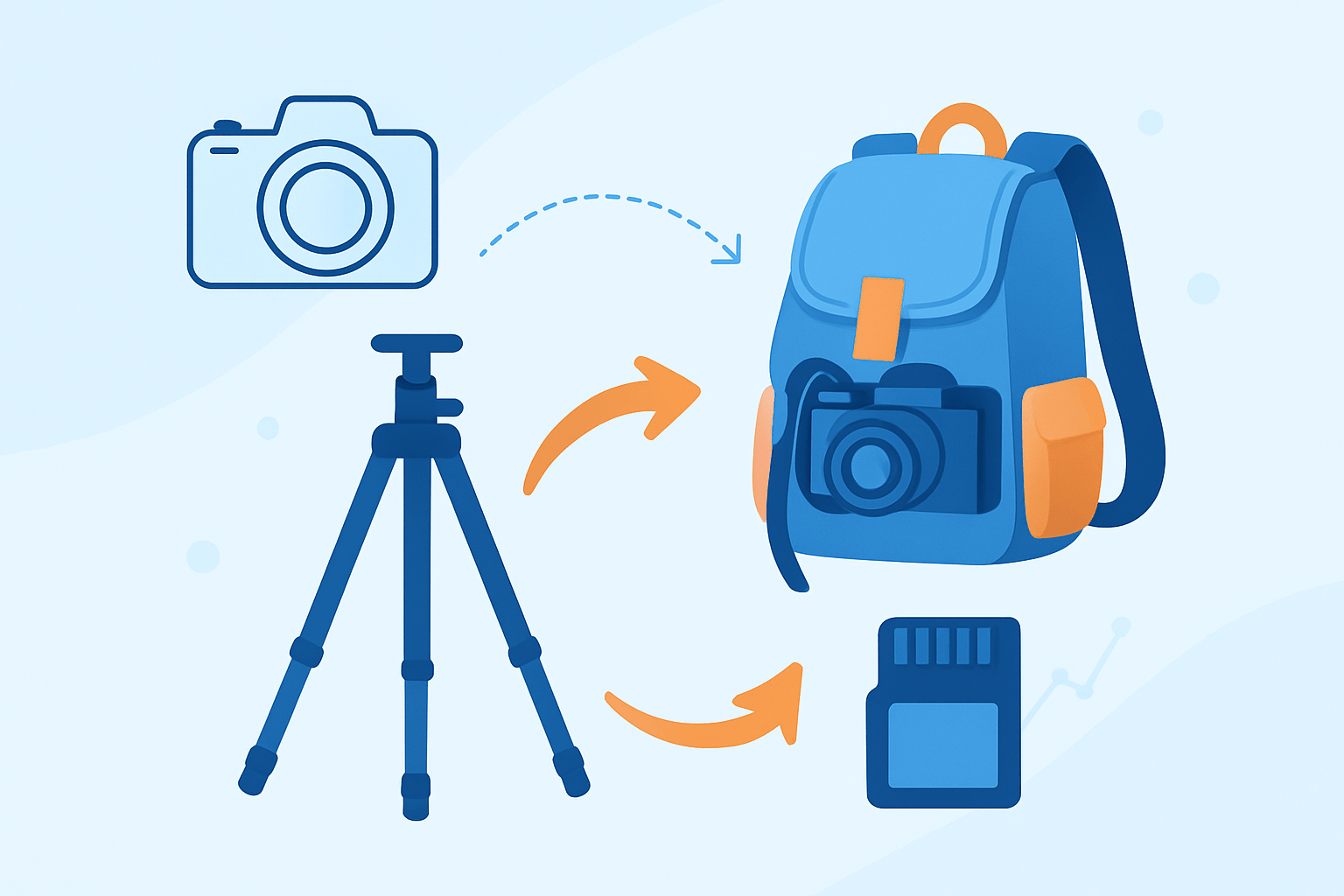 how to attach tripod to backpack