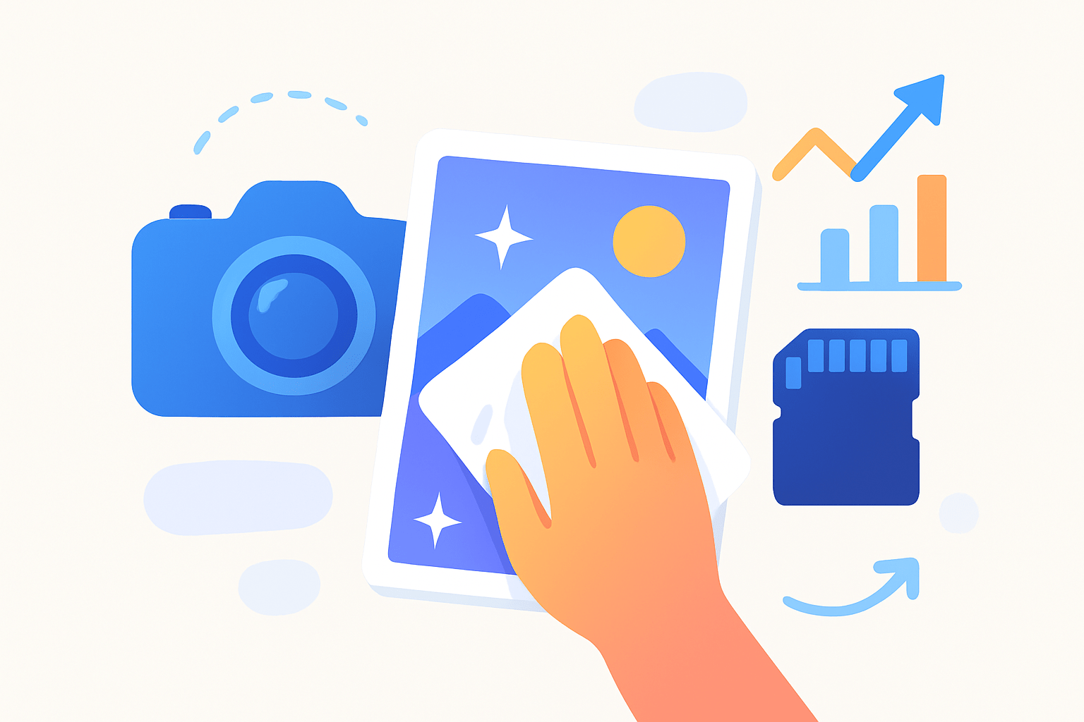 how to clean a glossy photo