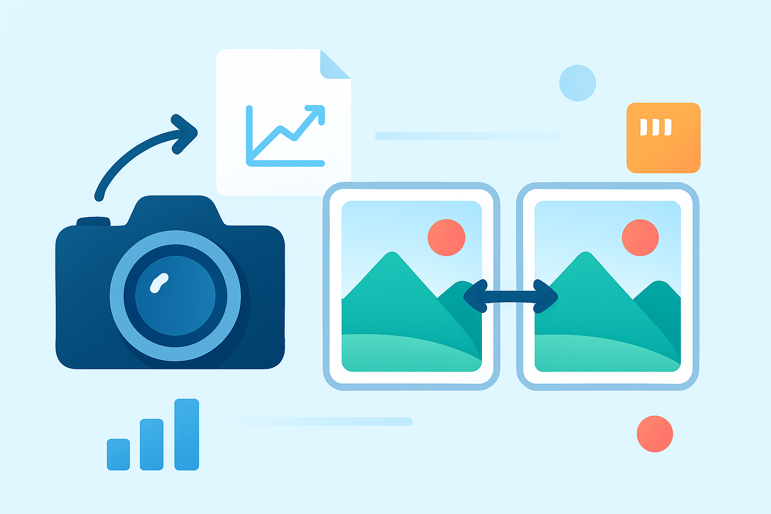 how to compare photos side by side