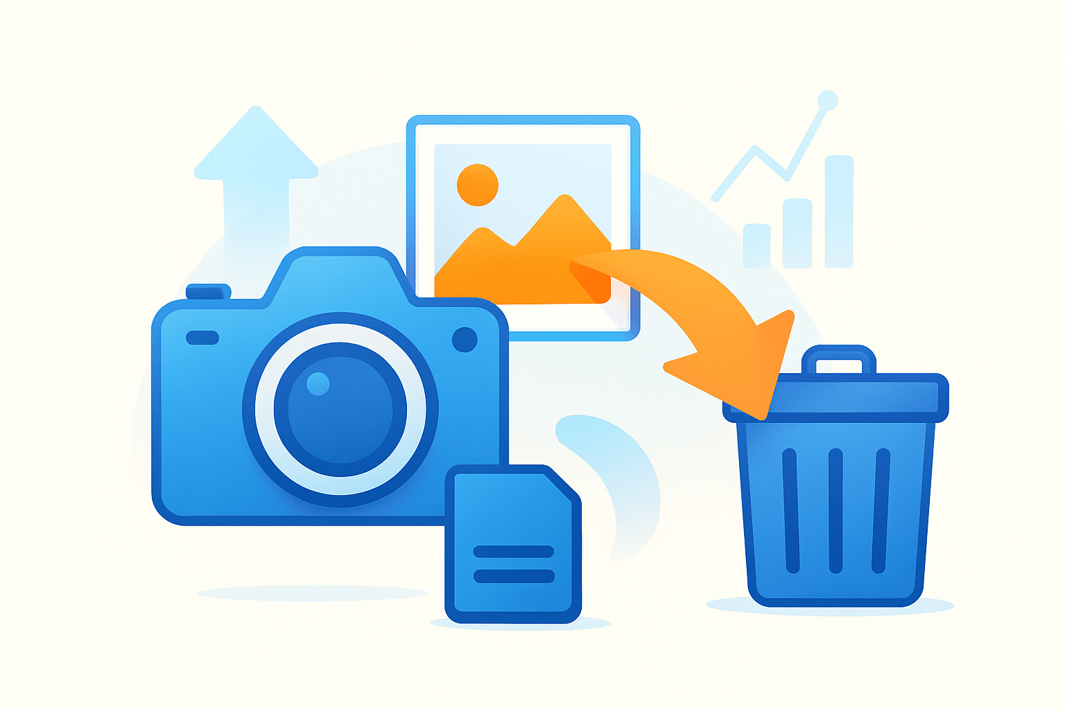 how to delete photos fast