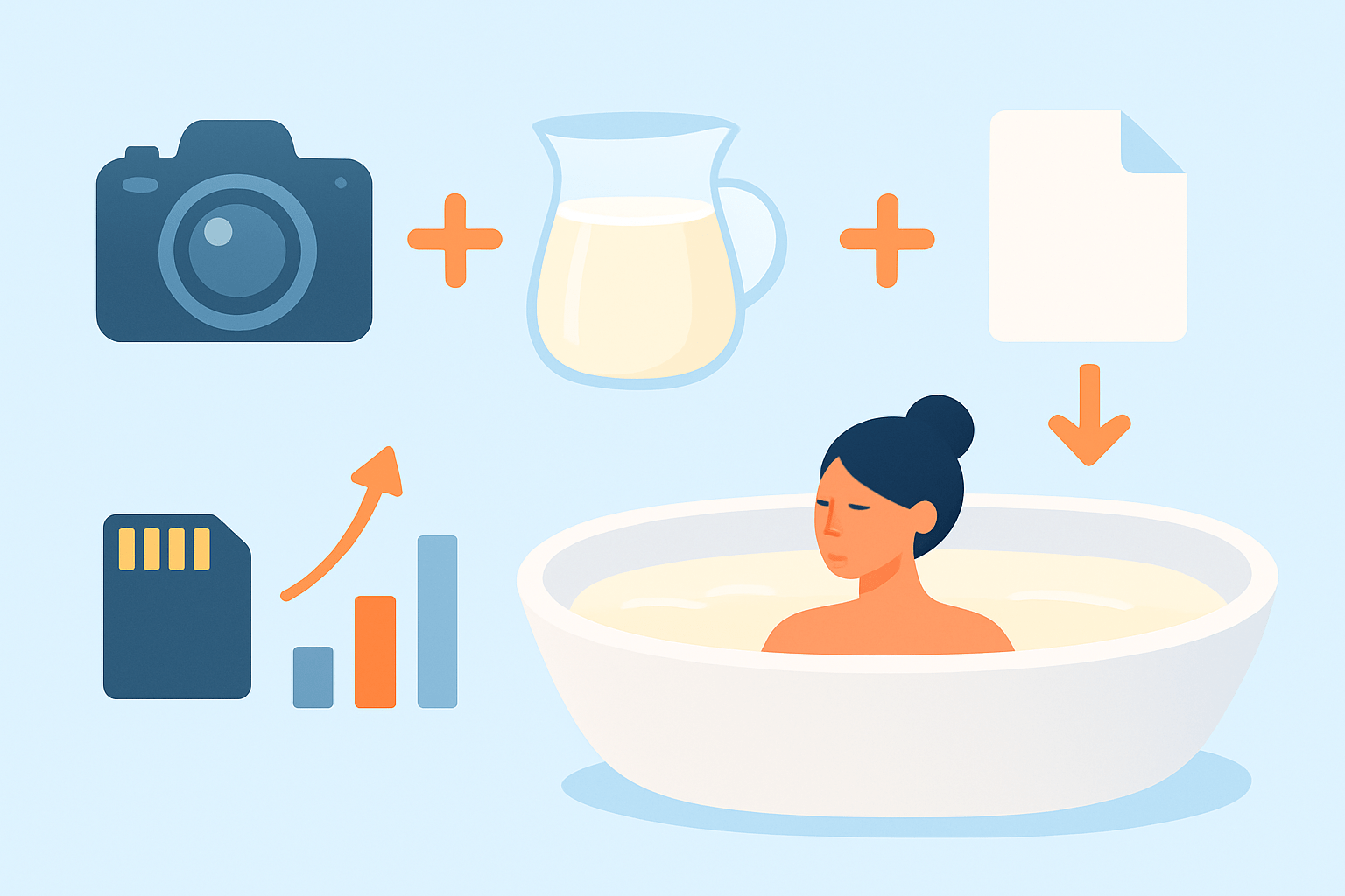 how to make a milk bath for photography