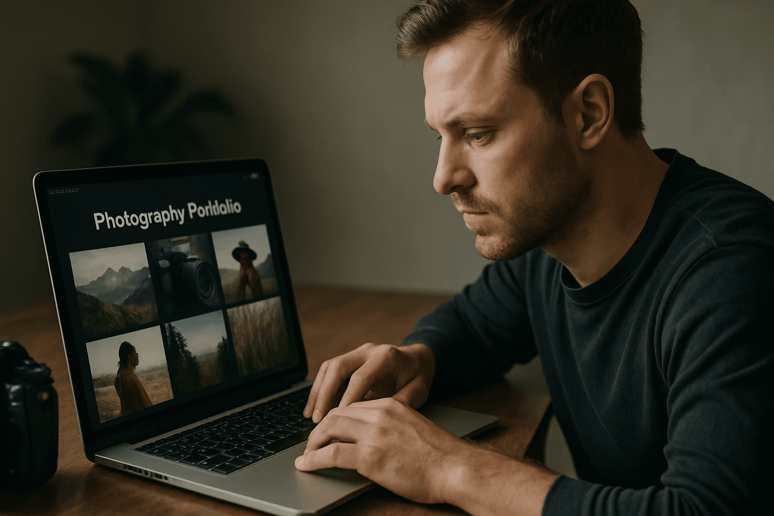how to make a photography website