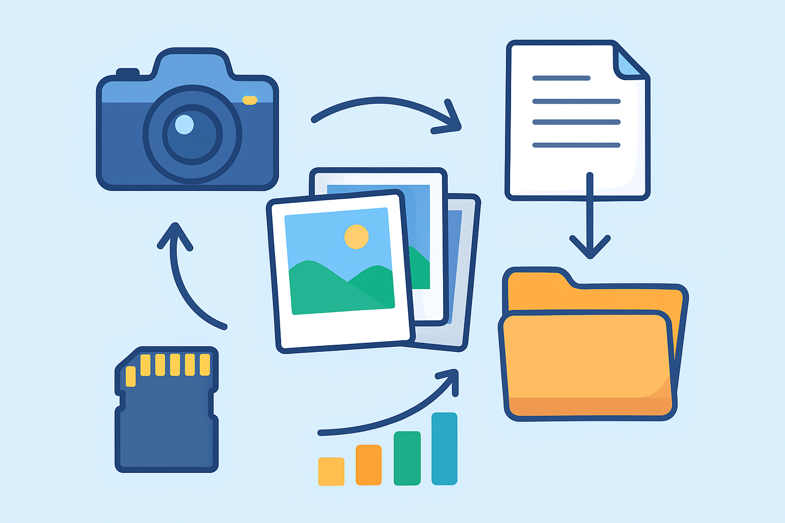 how to organize printed photos