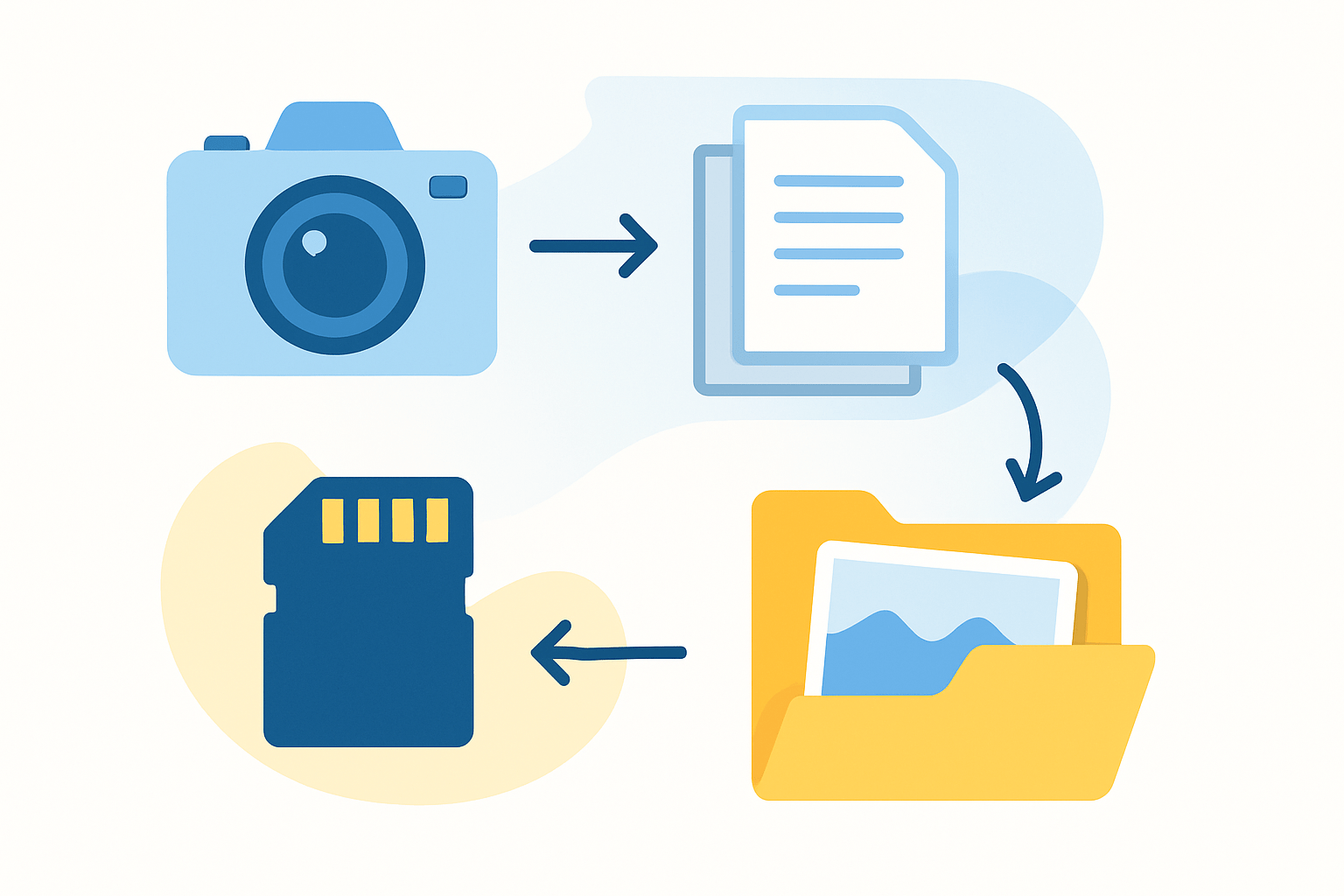how to organize scanned photos