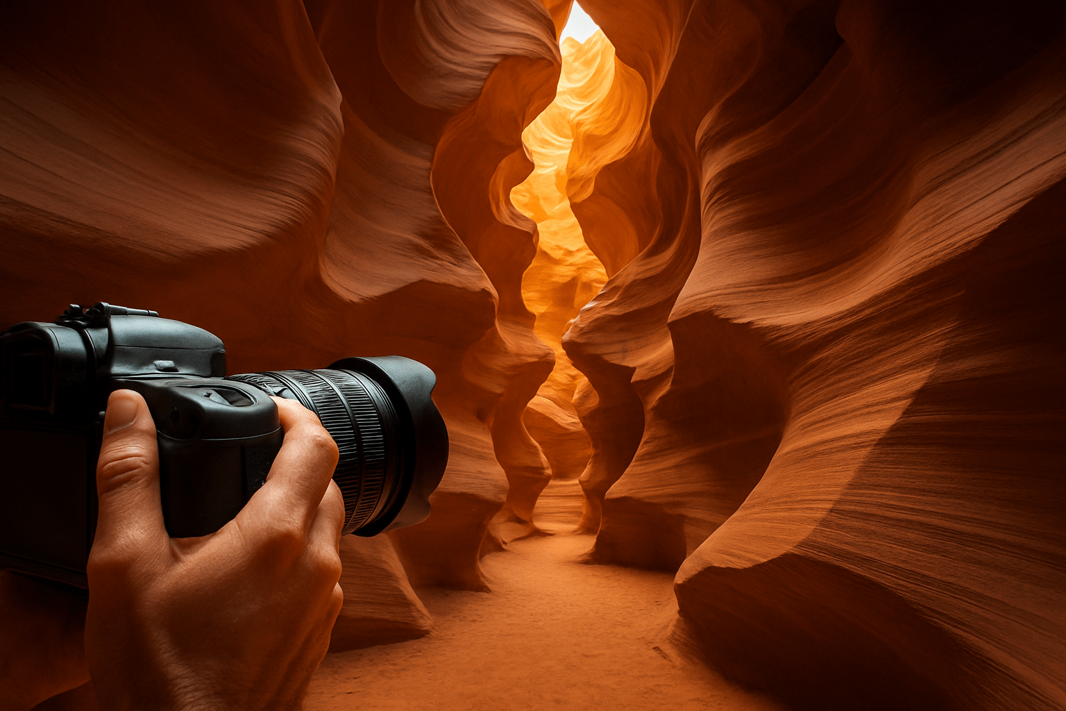 how to photograph antelope canyon