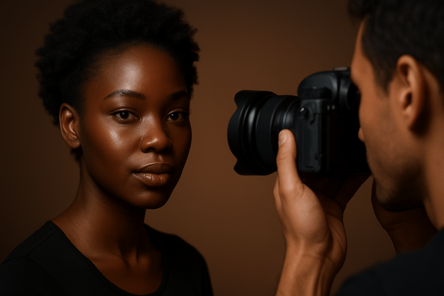 how to photograph black skin