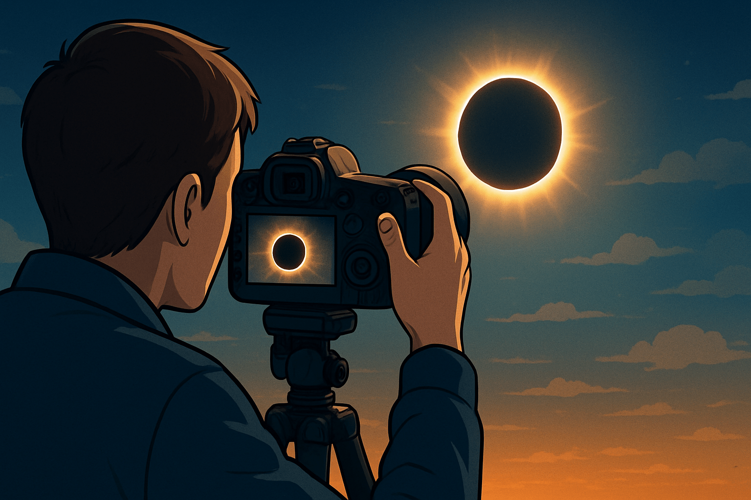 how to photograph eclipse