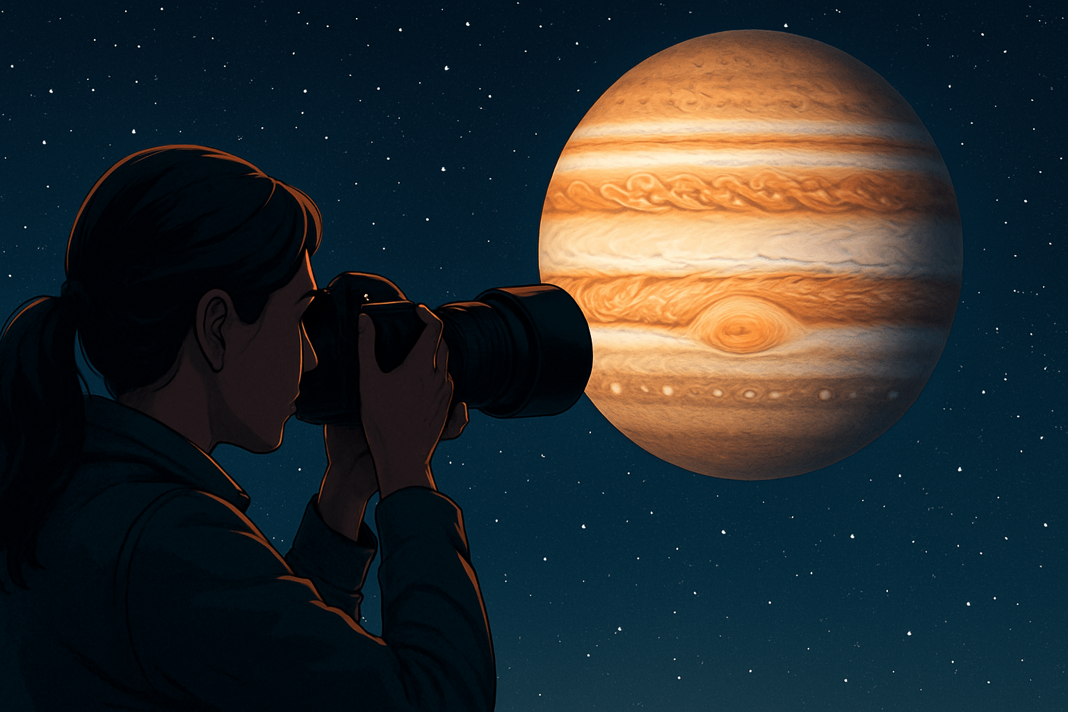 how to photograph jupiter