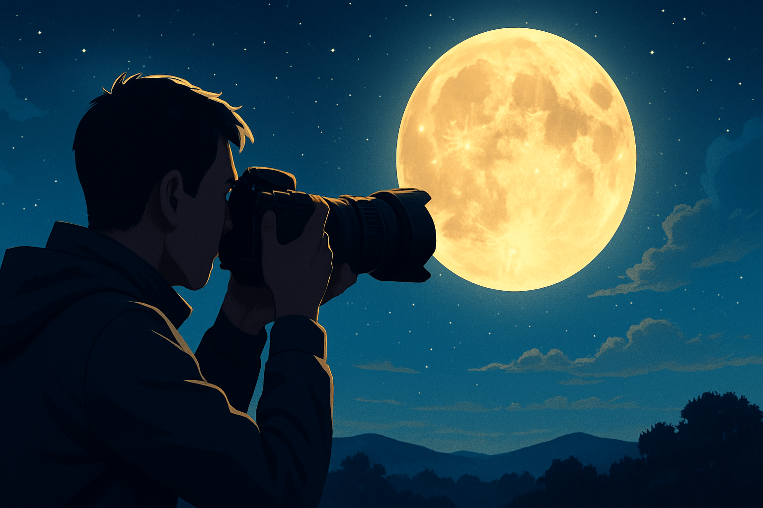 how to photograph moon