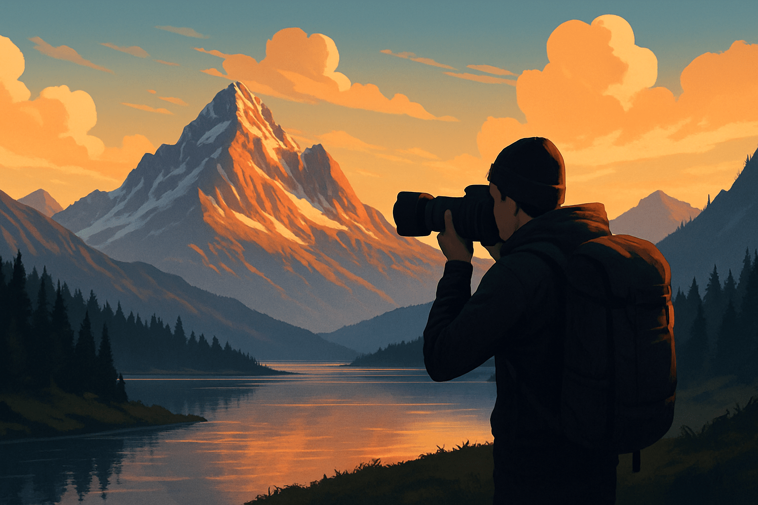 how to photograph mountains