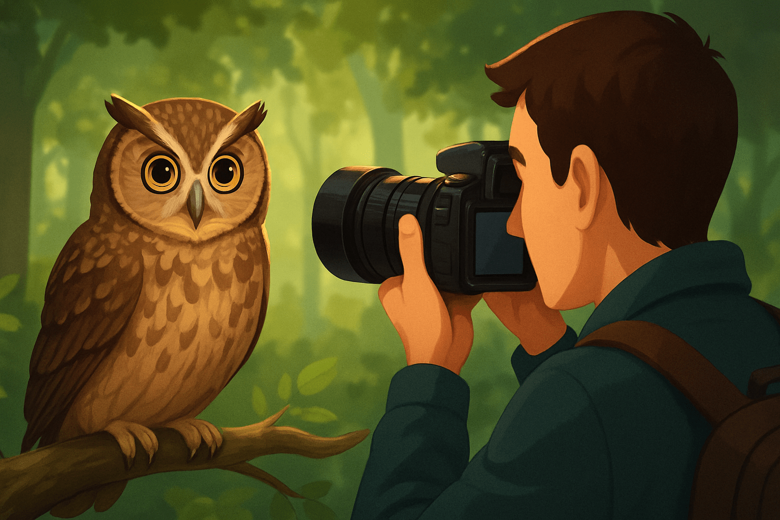 how to photograph owls