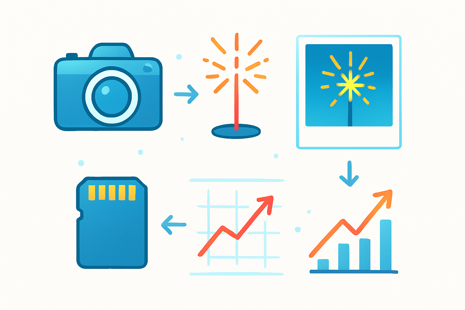 how to photograph sparklers