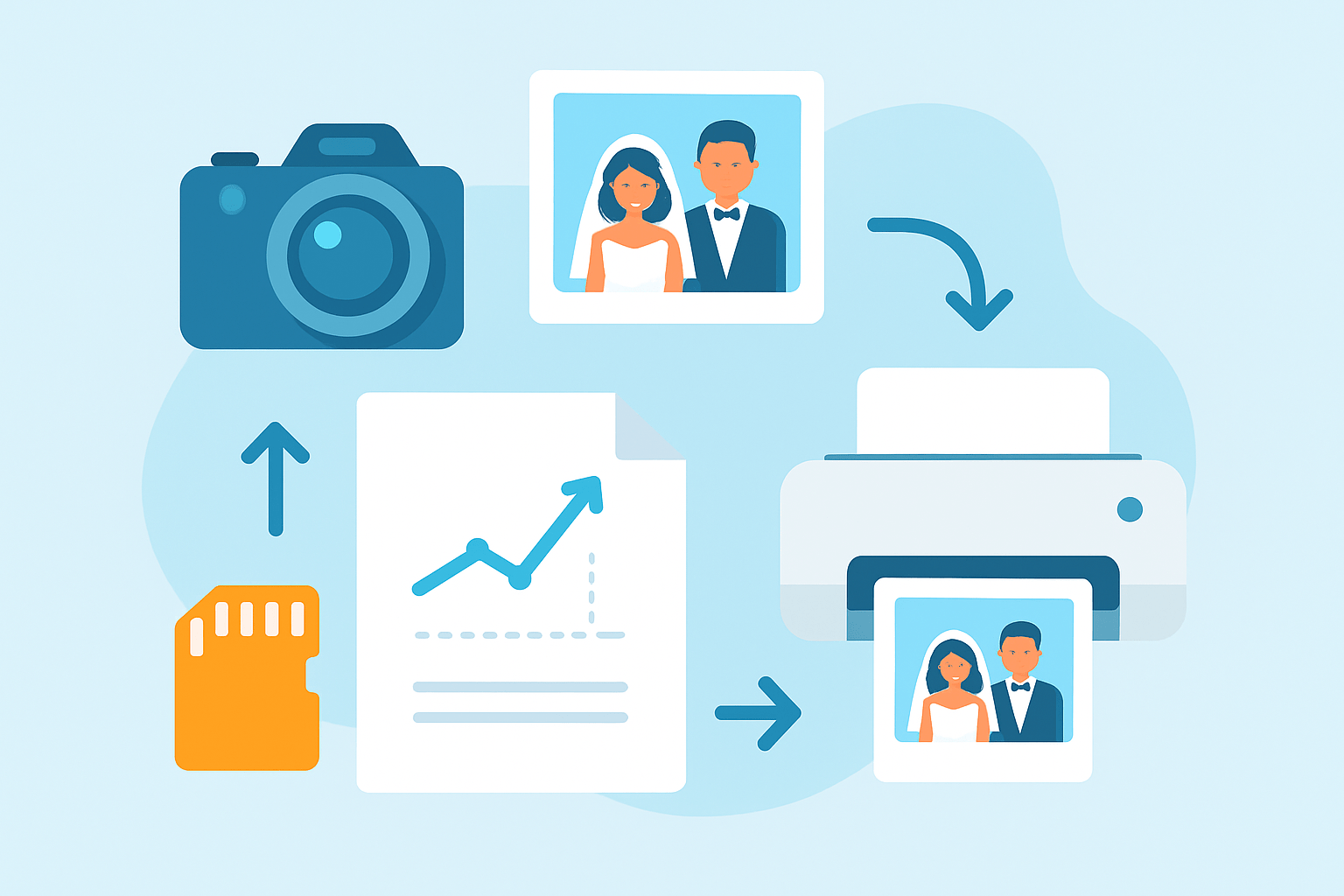 how to print wedding photos