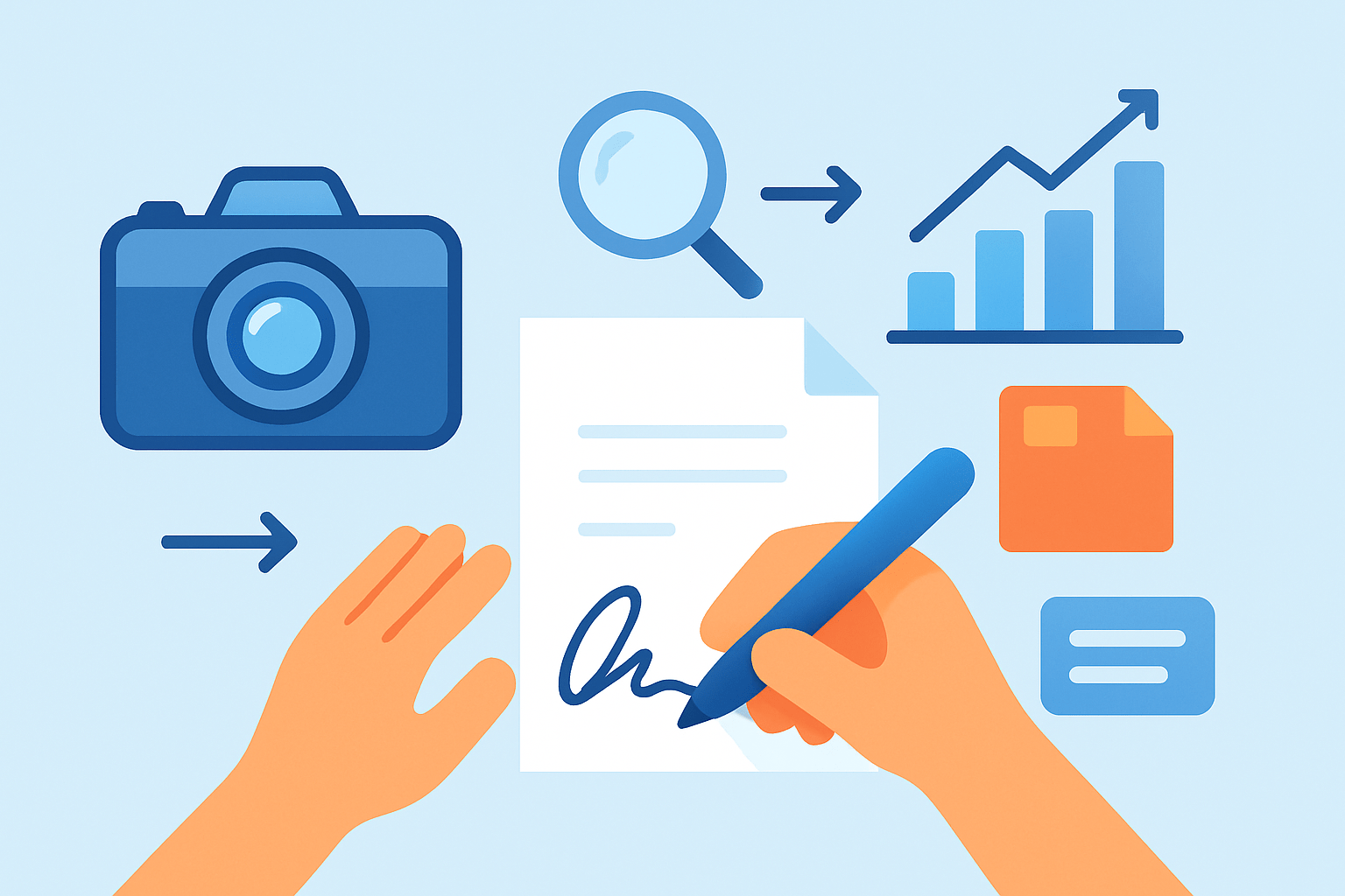 how to sign photography