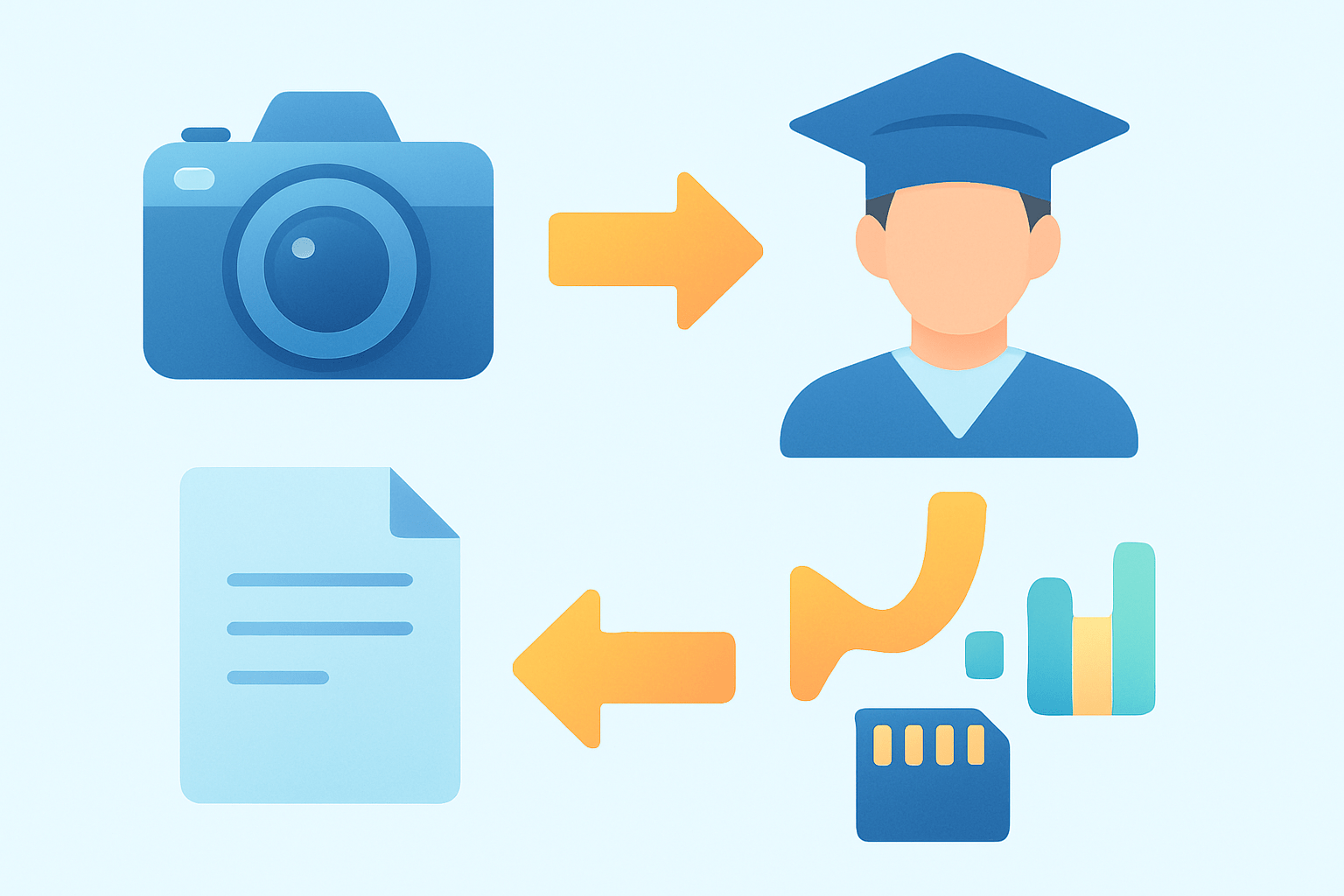 how to take grad photos