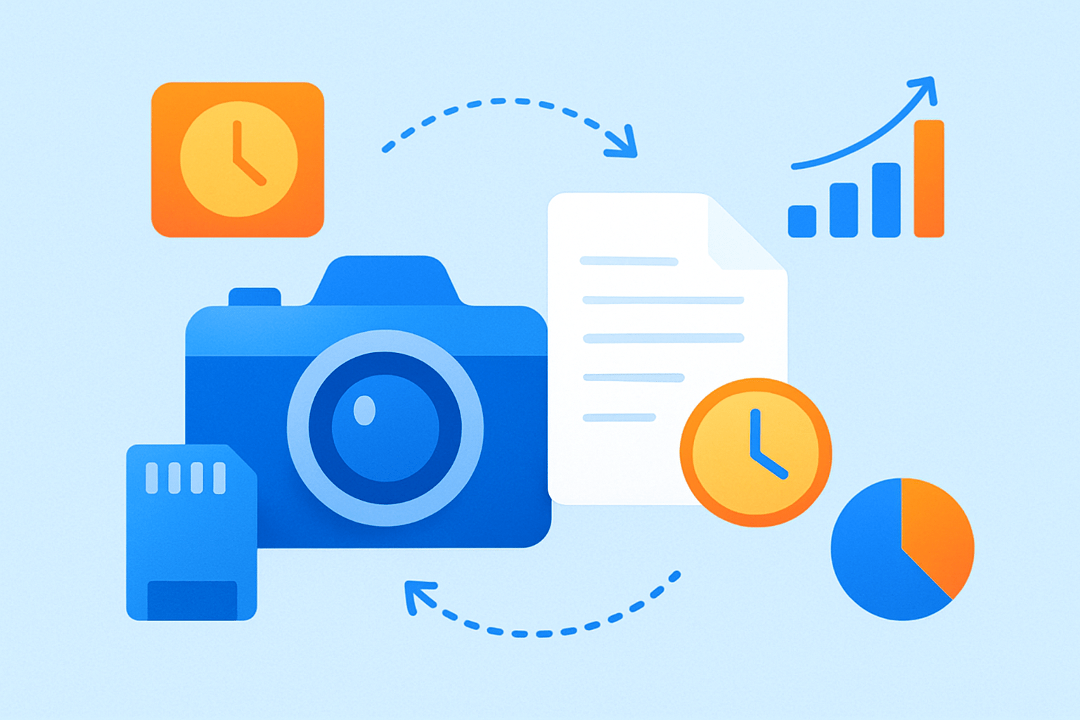 how to timestamp a photo