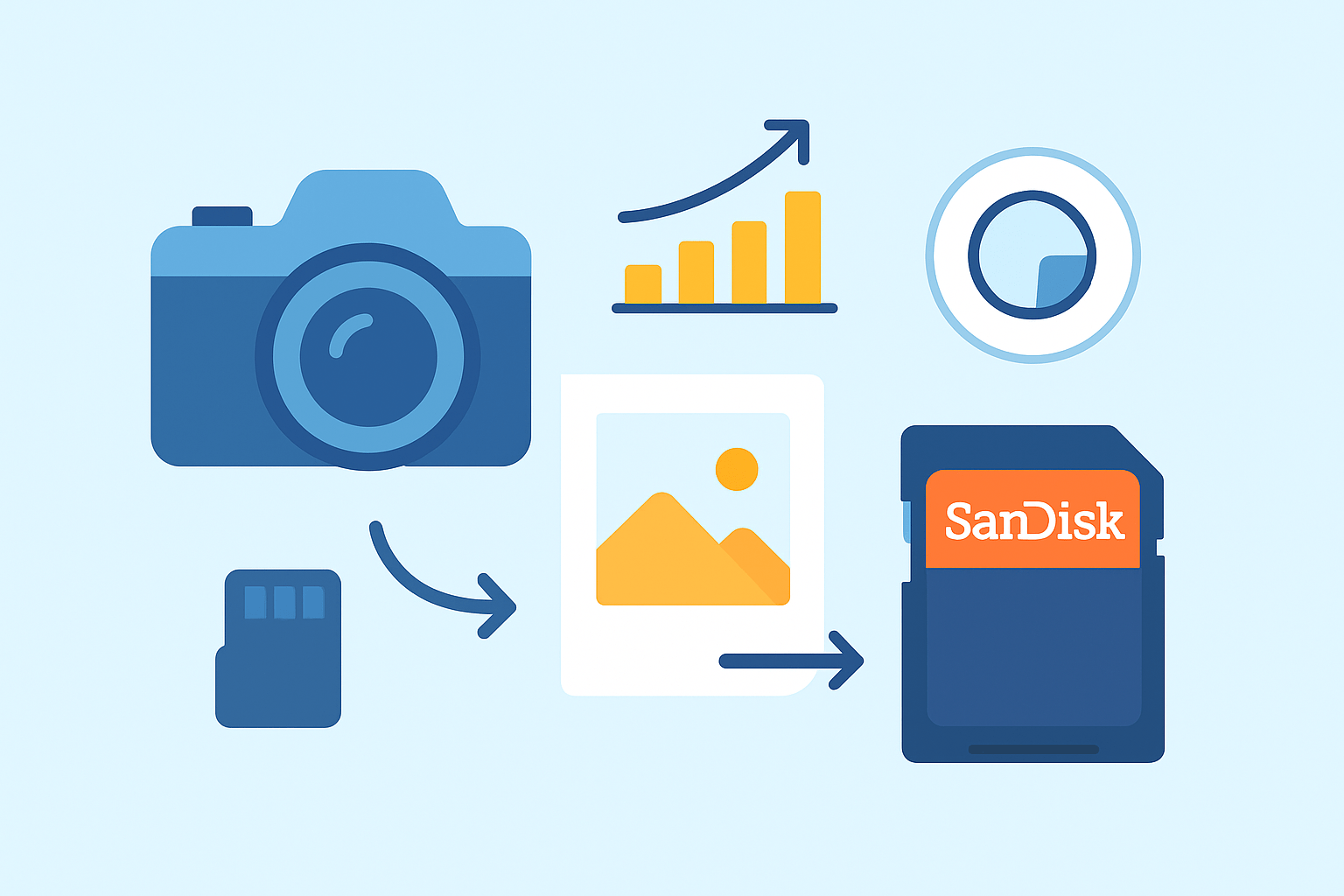 how to transfer photos to sandisk