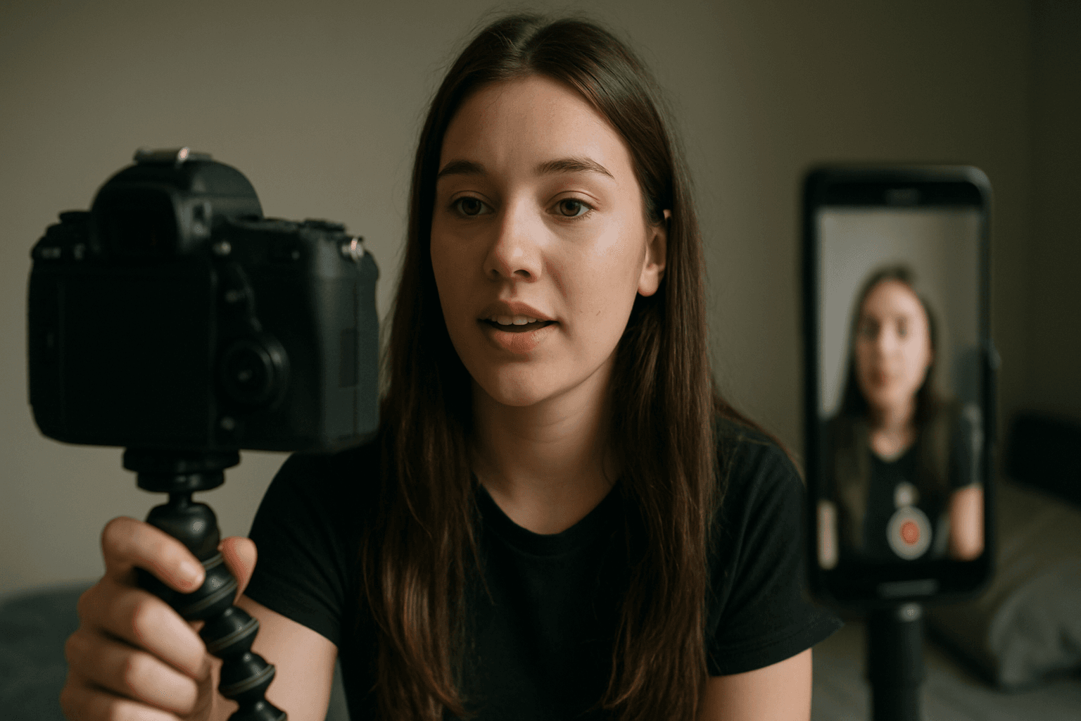 what camera do tiktokers use