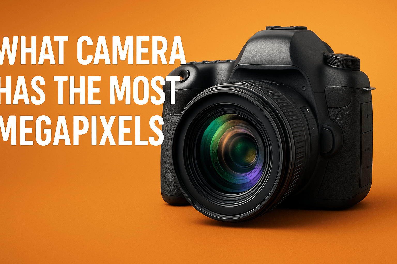what camera has the most megapixels