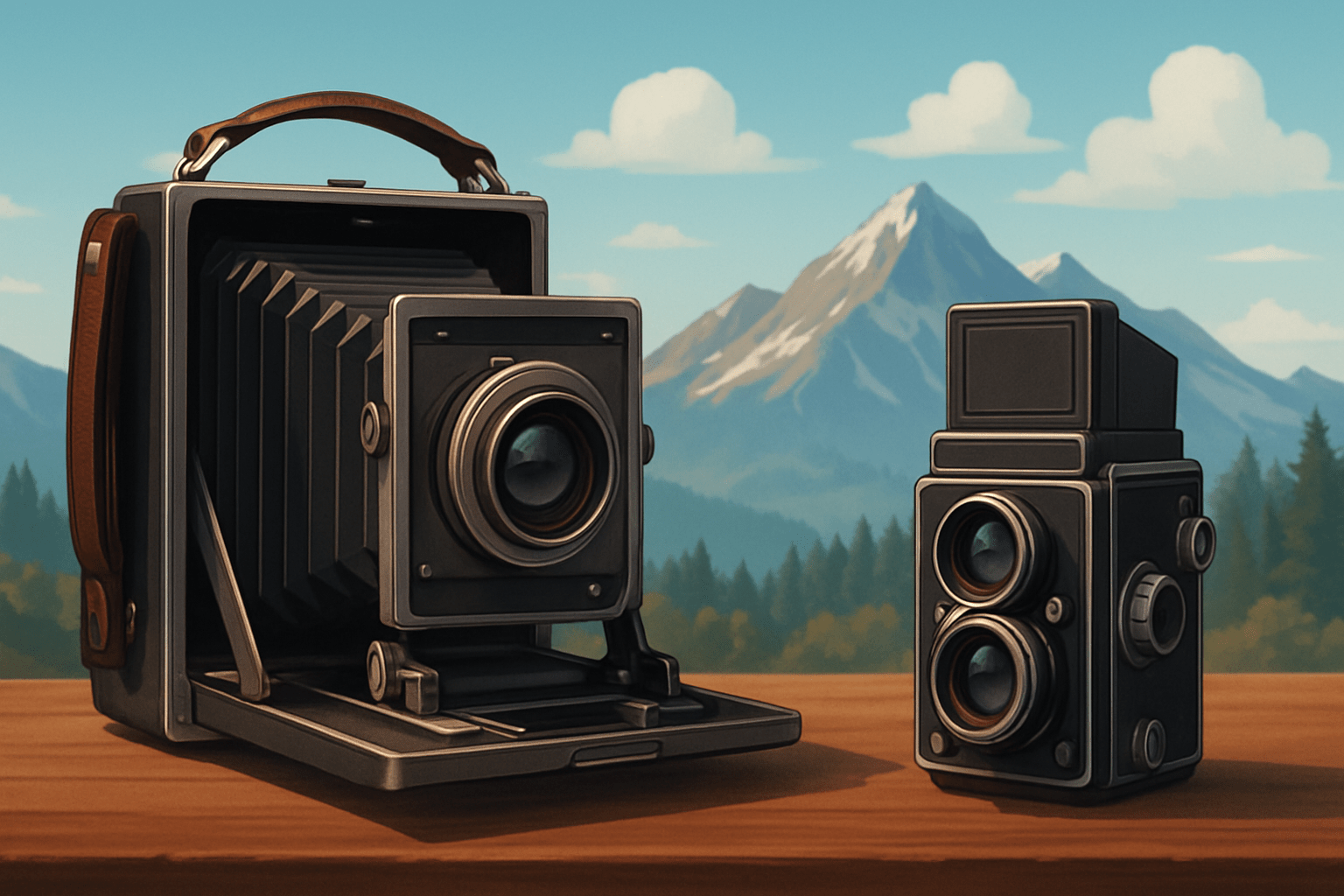 what cameras did ansel adams use