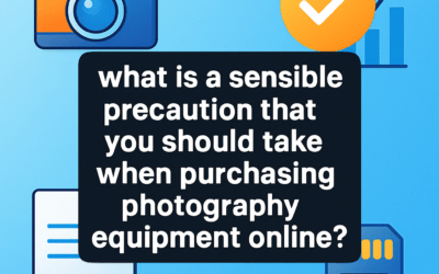 What Is a Sensible Precaution That You Should Take When Purchasing Photography Equipment Online? (2026)