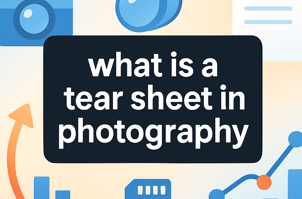 What Is a Tear Sheet in Photography? (2026)