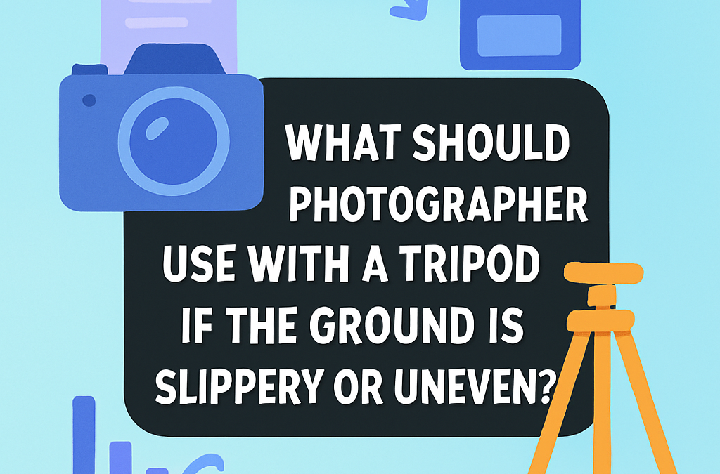 What Should a Photographer Use With a Tripod If the Ground Is Slippery or Uneven? (2025)