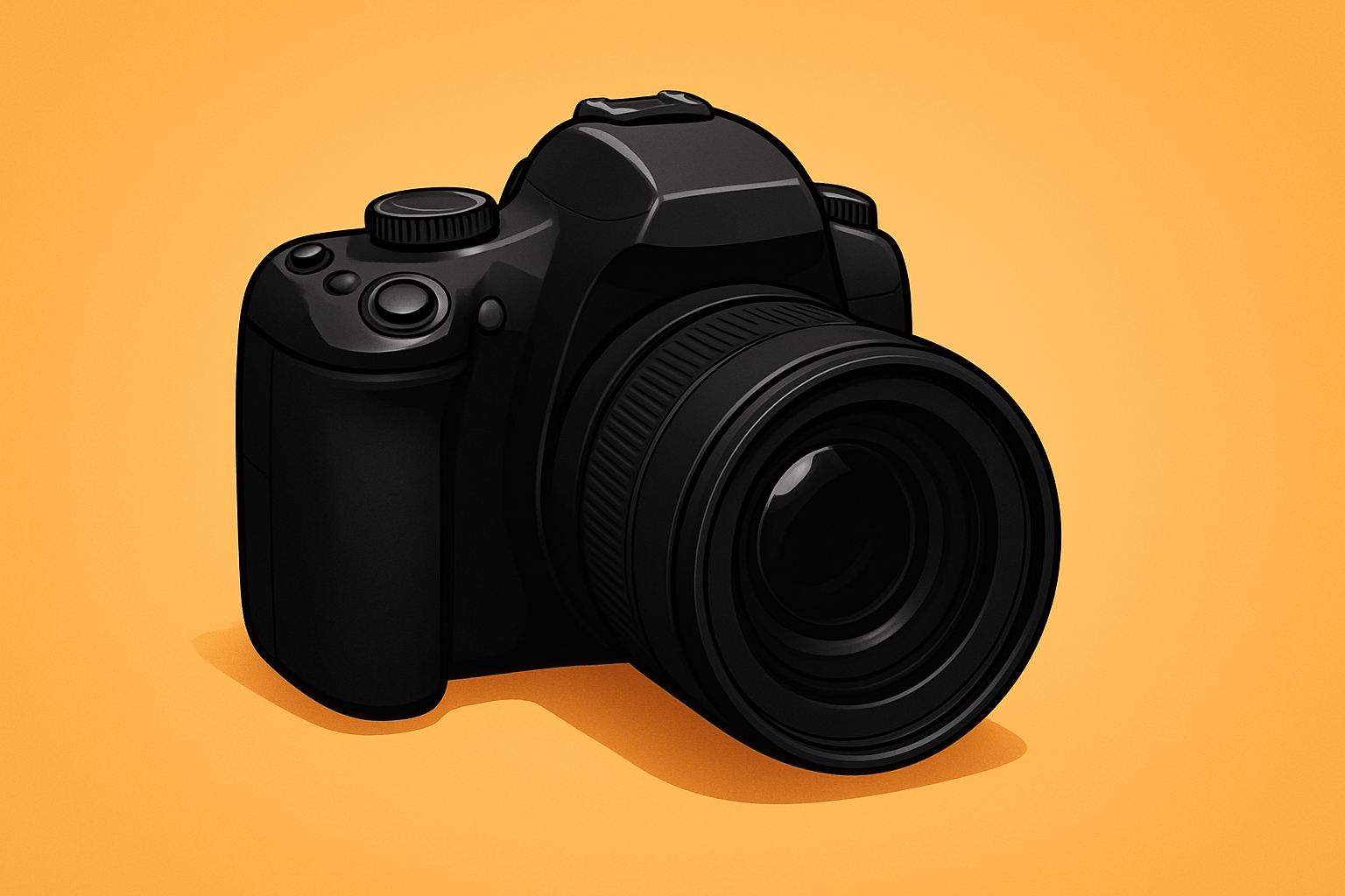 why are cameras black