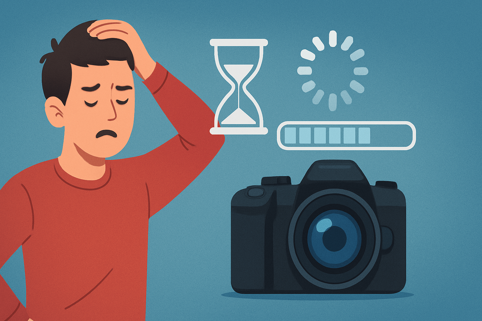 why does my camera take so long to load