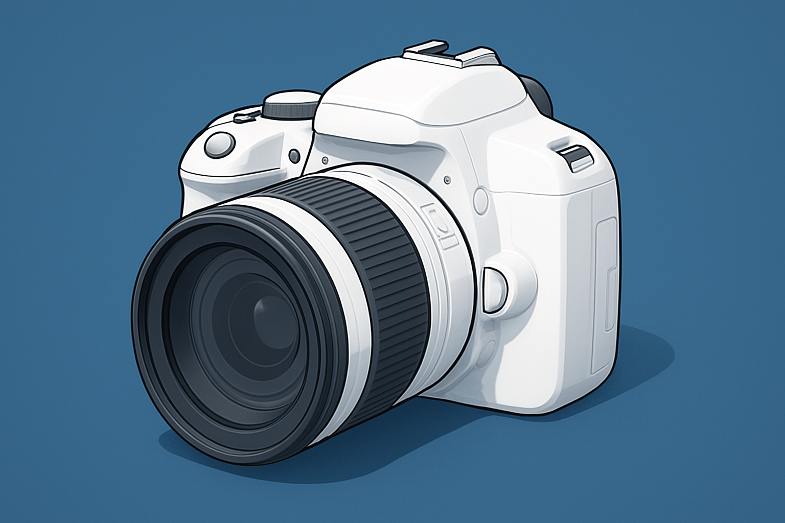 why is my camera white